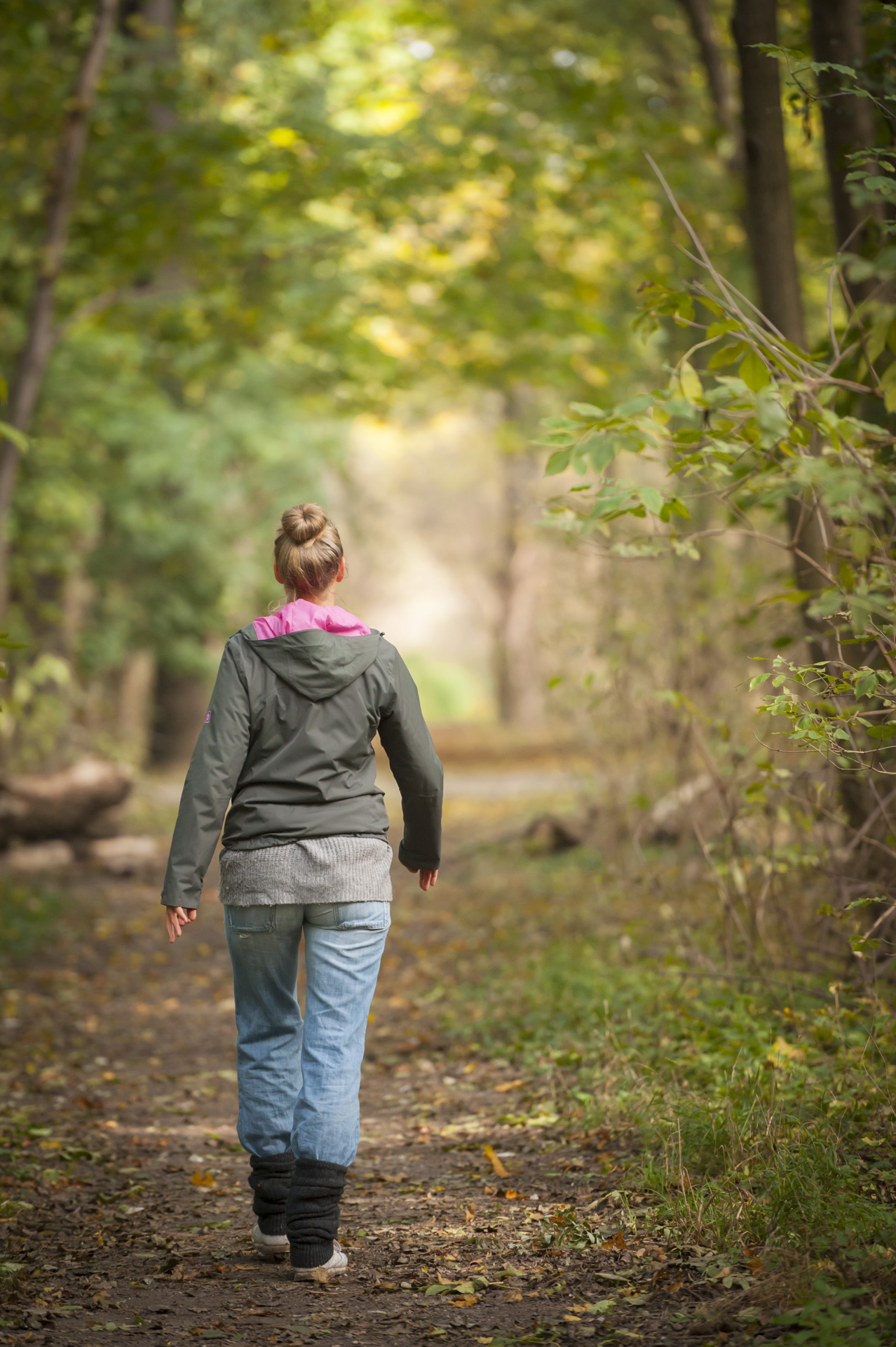 Heike Paul im Wald